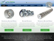 Tablet Screenshot of hitechblowers.com